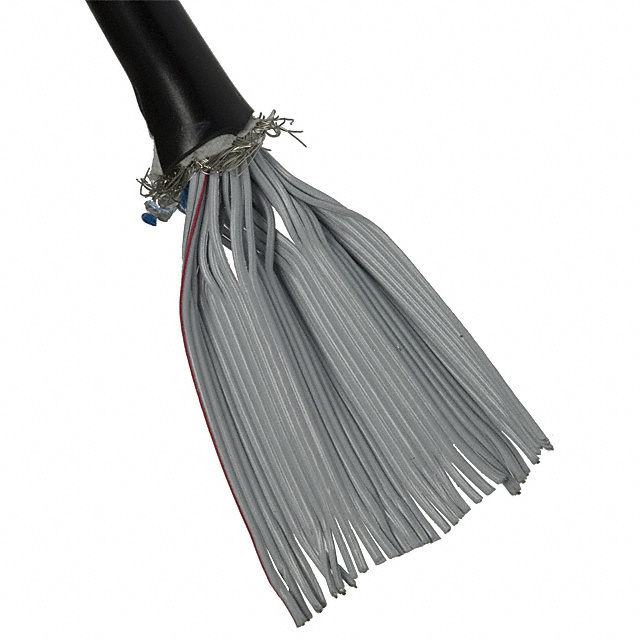 【3659/34 100SF】CBL RIBN 34COND 0.05 BLACK 100'[Digi-Spool™, Continous Spool]